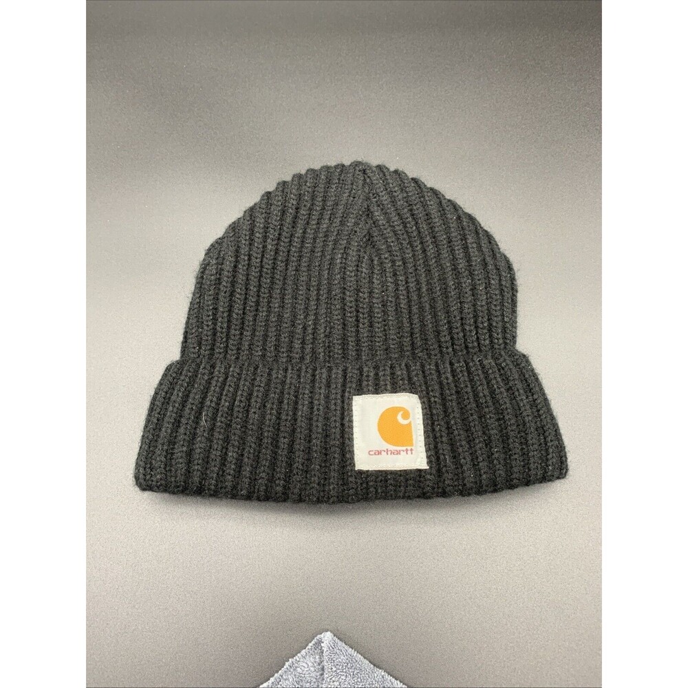 Carhartt  Unisex One Size Black Winter Skiing Beanie Hat